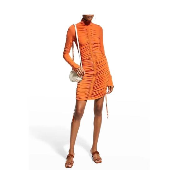 A.L.C. $450 Nolan Ruched Mini Dress - Picture 6 of 12
